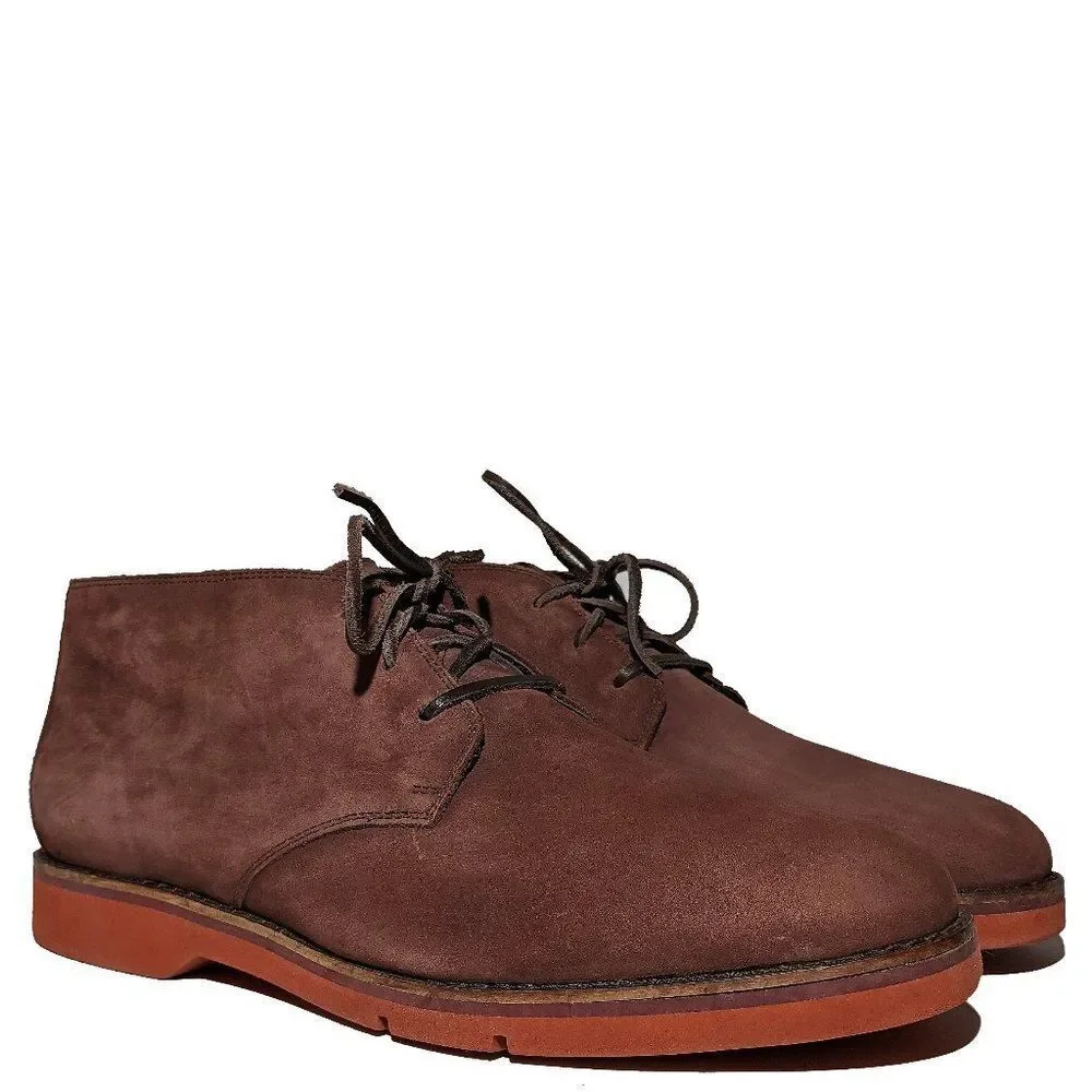 Cole Haan Gran.OS Suede Plum Chukka Sz 10.5